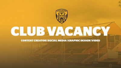 CLUB VACANCY - CONTENT CREATOR