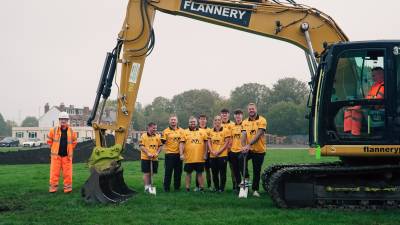 Tigers break ground on new 4G pitch